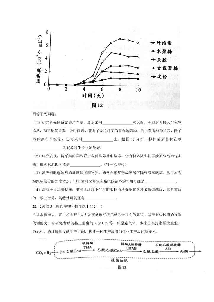 图片[14]小学教材-初中教材-【高考真题】历年高考试卷真题高中生物小学教材-初中教材-PDF教材