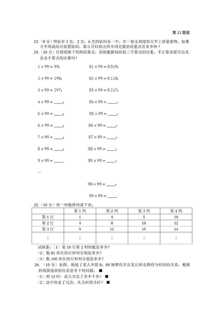 图片[8]小学教材-初中教材-【初中练习试题】苏教苏科版-初中数学小学教材-初中教材-PDF教材